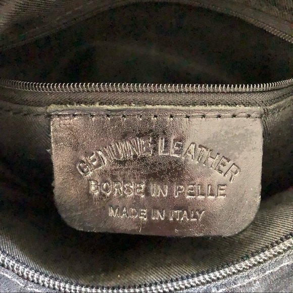 Borse in Pelle Italian Black Leather Bag - Picture 12 of 13